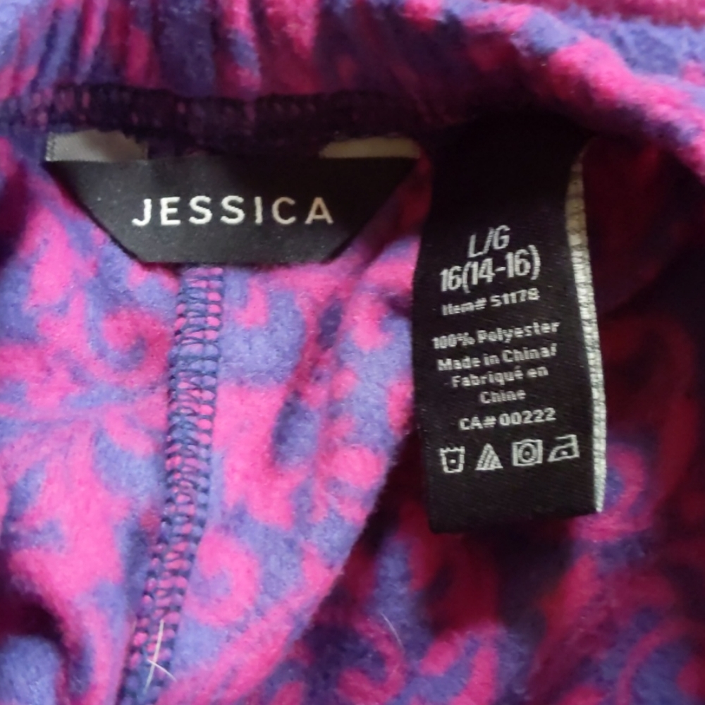 Ladies fleece 2pc pj set - Picture 3 of 6